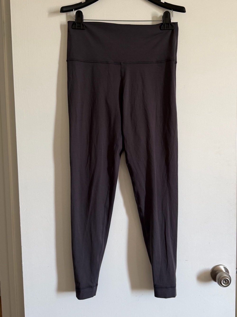 SET ACTIVE Gray Lux High Rise Classic Athletic Leggings size XL EUC